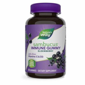Sambucus Elderberry Gummies, 60 Gummies, by Natures Way