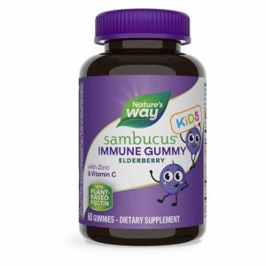 Sambucus Elderberry Gummies for Kids, 60 Gummies, by Natures Way
