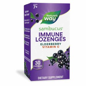 Sambucus Elderberry Original Lozenges, 30 Lozenges, by Natures Way