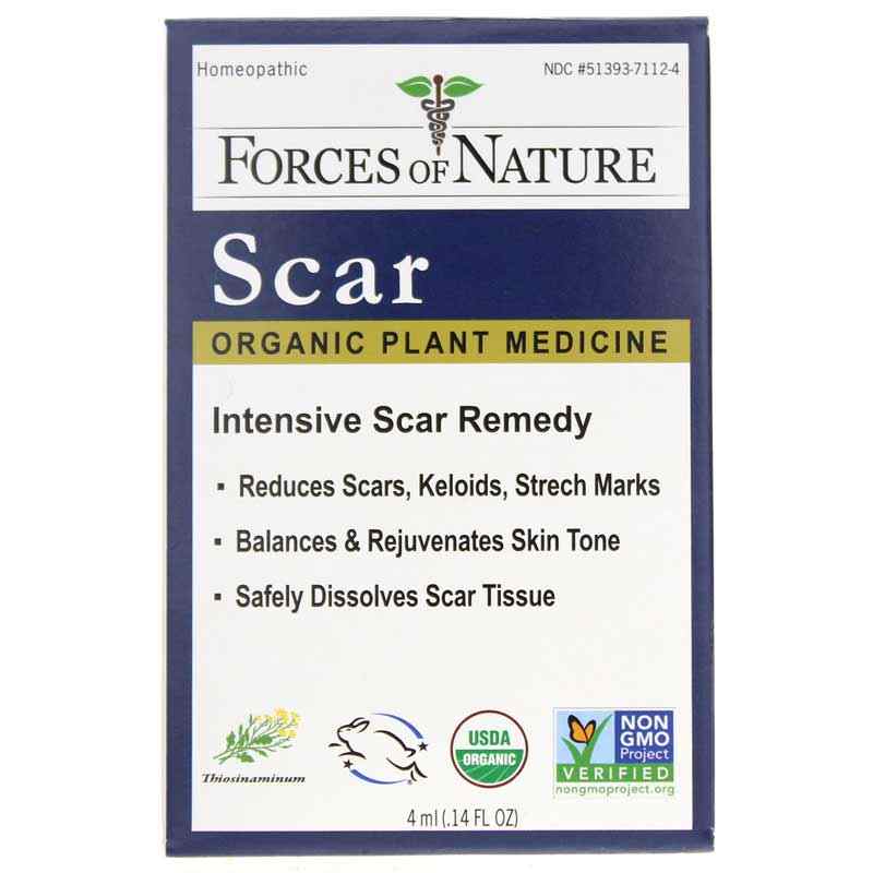 Scar Organic Plant Medicine Rollerball, .14 Oz, by Forces Of Nature