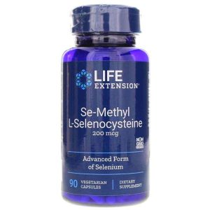 Se-Methyl L-Selenocysteine 200 Mcg, 90 Veg Capsules, by Life Extension