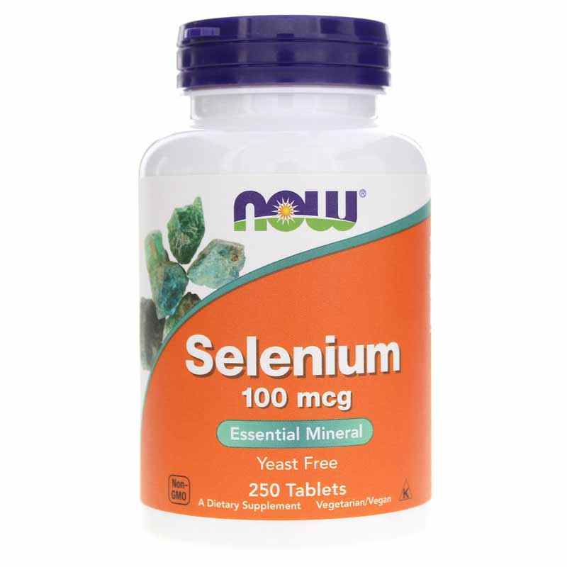 Selenium 100 Mcg, 250 Tablets, by NOW Foods