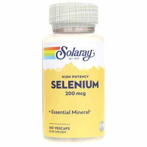 Selenium 200 Mcg, 100 Veg Capsules, by Solaray