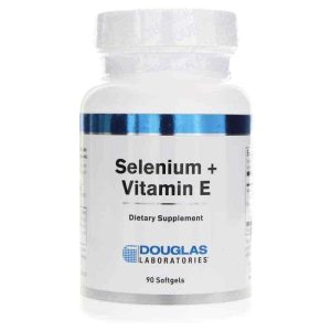 Selenium + Vitamin E, 90 Softgels, by Douglas Laboratories