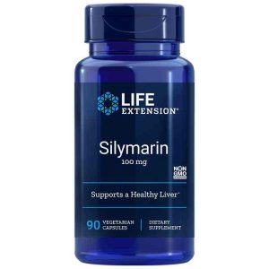 Silymarin 100 Mg, 90 Veg Capsules, by Life Extension