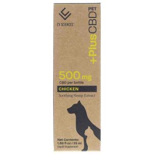 Soothing Hemp Extract for Pets 500 Mg, 1.86 Oz, by PlusCBD Oil