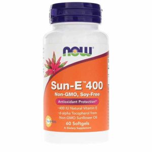 Sun-E 400, 60 Softgels, by NOW Foods
