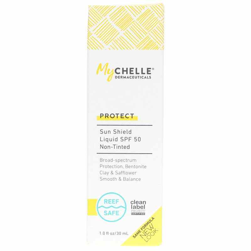 Sun Shield Liquid SPF 50 Non-Tinted, 1 Oz, by MyChelle Dermaceuticals