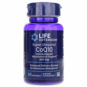 Super Ubiquinol CoQ10 100 Mg with Enhanced Mitochondria, by Life Extension