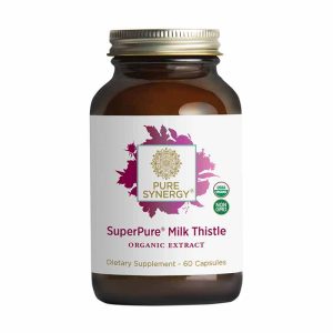 SuperPure Milk Thistle Organic Extract Capsules, 60 Veg, by Pure Synergy
