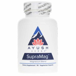 SupraMag Magnesium Blend, 90 Capsules, by Ayush Herbs