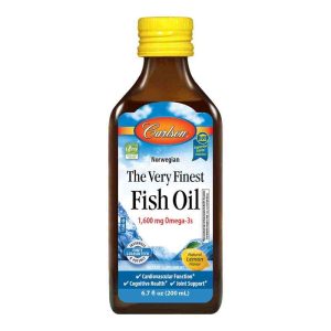 The Very Finest Fish Oil Liquid 1600 Mg Omega-3s, by Carlson Labs