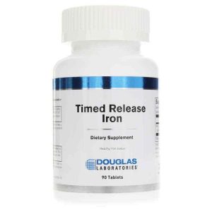 Timed Release Iron 54 Mg, 90 Tablets, by Douglas Laboratories