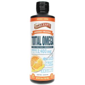 Total Omega 3-6-9 Orange Creme, 16 Oz, by Barleans Organic Oils