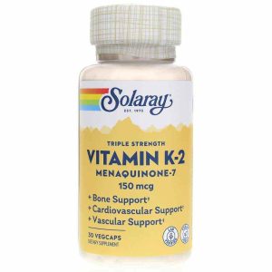Triple Strength Vitamin K-2 Menaquinone-7, by Solaray