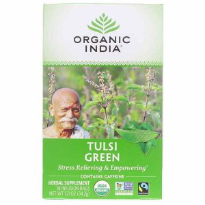 Tulsi Green Organic Tea, 18 Bags, by Organic India