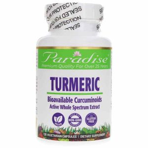 Turmeric Bioavailable Curcuminoids, by Paradise Herbs