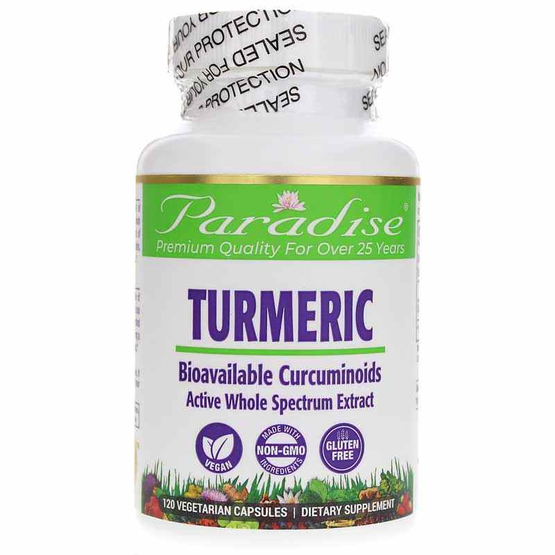 Turmeric Bioavailable Curcuminoids, by Paradise Herbs