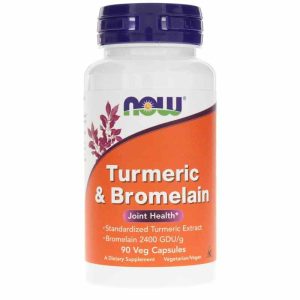 Turmeric & Bromelain, 90 Veg Capsules, by NOW Foods