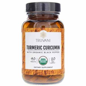 Turmeric Curcumin, 90 Tablets, by Truvani
