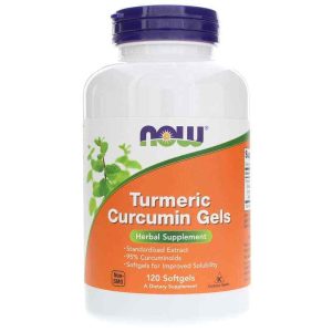 Turmeric Curcumin Gels, 120 Softgels, by NOW Foods