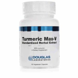 Turmeric Max-V 100 Mg, 60 Veg Capsules, by Douglas Laboratories