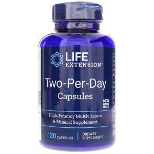 Two-Per-Day Capsules, 120 Capsules, by Life Extension