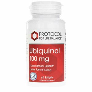 Ubiquinol 100 Mg, 60 Softgels, by Protocol For Life Balance