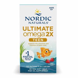 Ultimate Omega 2X Teen, 60 Mini Softgels, by Nordic Naturals
