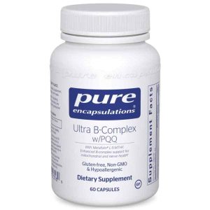 Ultra B-Complex w/PQQ, 60 Capsules, by Pure Encapsulations