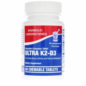 Ultra K2-D3, 60 Chewable Tablets, by Anabolic Laboratories