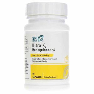 Ultra K2 Menaquionine-4 15,000 Mcg, 90 Veg Capsules, by SFI Health