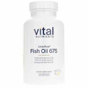 Ultra Pure Fish Oil 675 High DHA, 90 Softgels, by Vital Nutrients