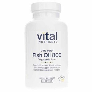 Ultra Pure Fish Oil 800 Triglyceride Form, 90 Capsules, by Vital Nutrients