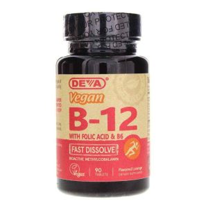 Vegan B-12 Fast Dissolve, 90 Tablets, by Deva Nutrition