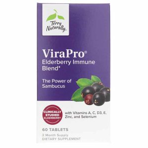 ViraPro Elderberry Immune Blend, 60 Tablets, by Terry Naturally