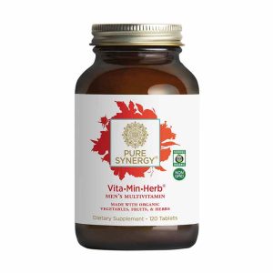 Vita-Min-Herb Men's Multivitamin Tablets, 120 Tablets, by Pure Synergy
