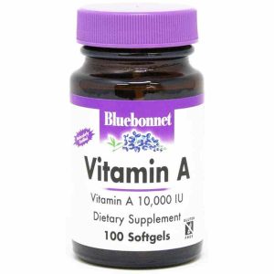 Vitamin A 10000 IU, 100 Softgels, by Bluebonnet