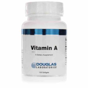 Vitamin A 10,000 IU, 100 Softgels, by Douglas Laboratories