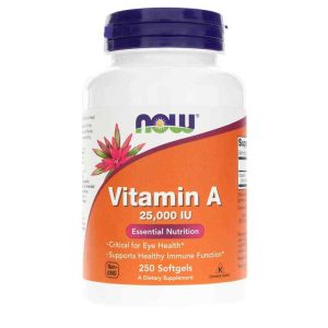 Vitamin A 25,000 IU, by NOW Foods