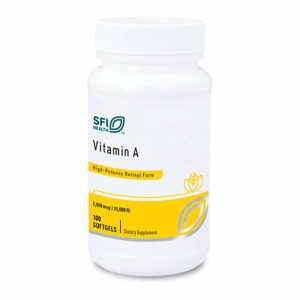 Vitamin A 7,500 Mcg, 100 Softgels, by SFI Health