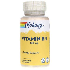 Vitamin B-1 100 Mg, 100 Veg Capsules, by Solaray