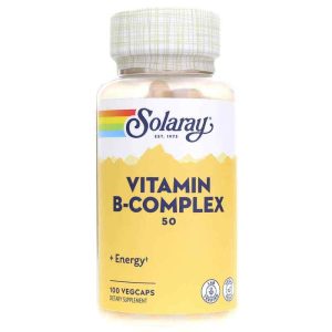 Vitamin B-Complex 50, 100 Veg Capsules, by Solaray