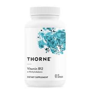Vitamin B12 as Methylcobalamin, 60 Veg Capsules, by Thorne Research