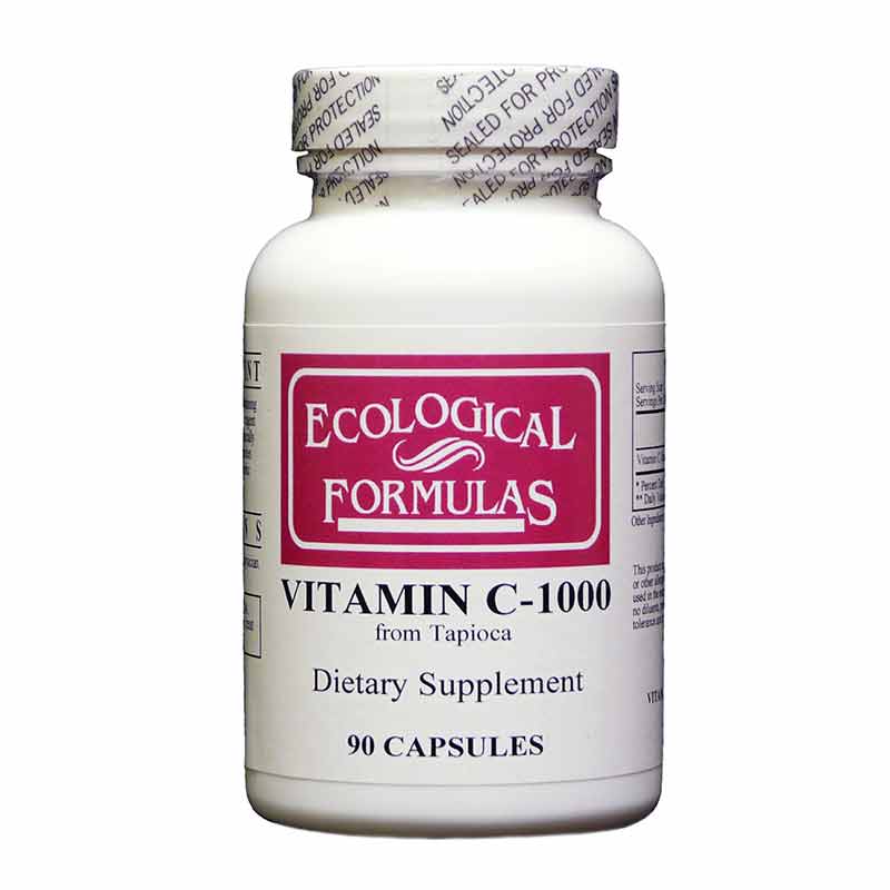 Vitamin C-1000 from Tapioca, 90 Capsules, by Ecological Formulas