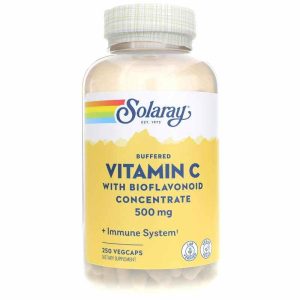 Vitamin C 500 Mg Buffered with Bioflavonoid Concentrate, by Solaray