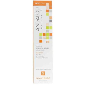 Vitamin C Beauty Balm SPF 30, Brightening Formula, 2 Oz, by Andalou Naturals