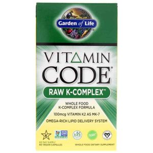 Vitamin Code Raw K-Complex, 60 Veg Capsules, by Garden of Life