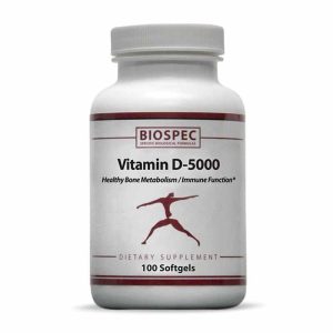 Vitamin D-5000, 100 Softgels, by BioSpec
