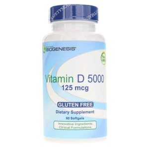 Vitamin D 5000, 90 Softgels, by Nutra Biogenesis
